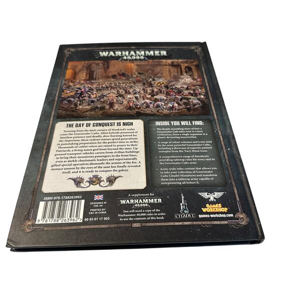 Warhammer 40k Codex Genestealer Cults Hardcover Army Book - 2019 Print - Picture 3 of 3